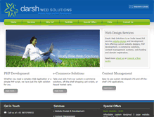Tablet Screenshot of darshwebsolutions.com